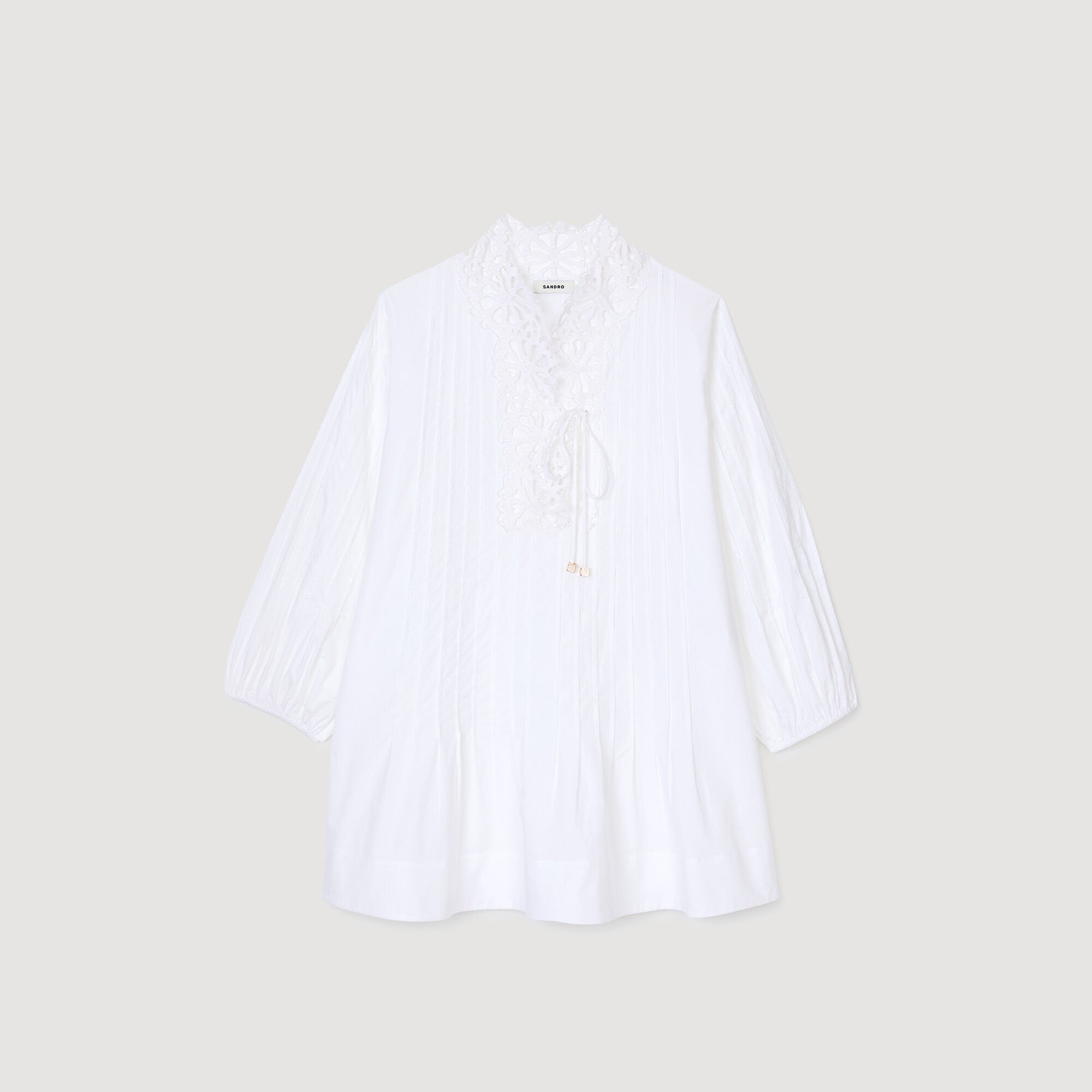 Sandro Women Mini dress with lace detail