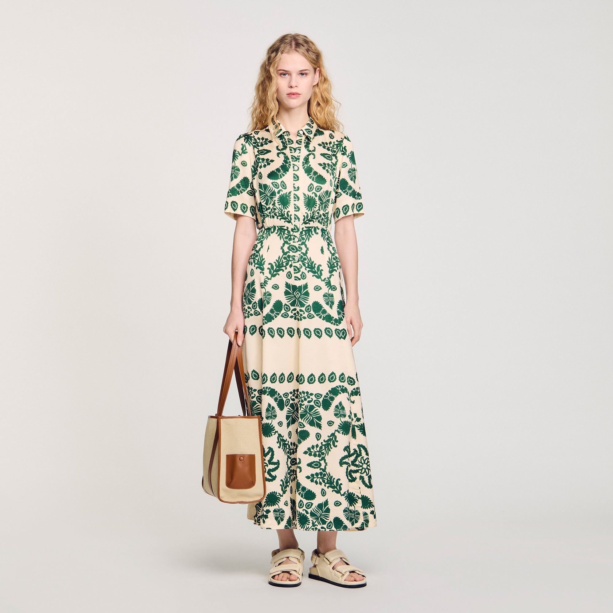 Sandro Women Floral print maxi dress