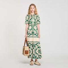Sandro Women Floral print maxi dress