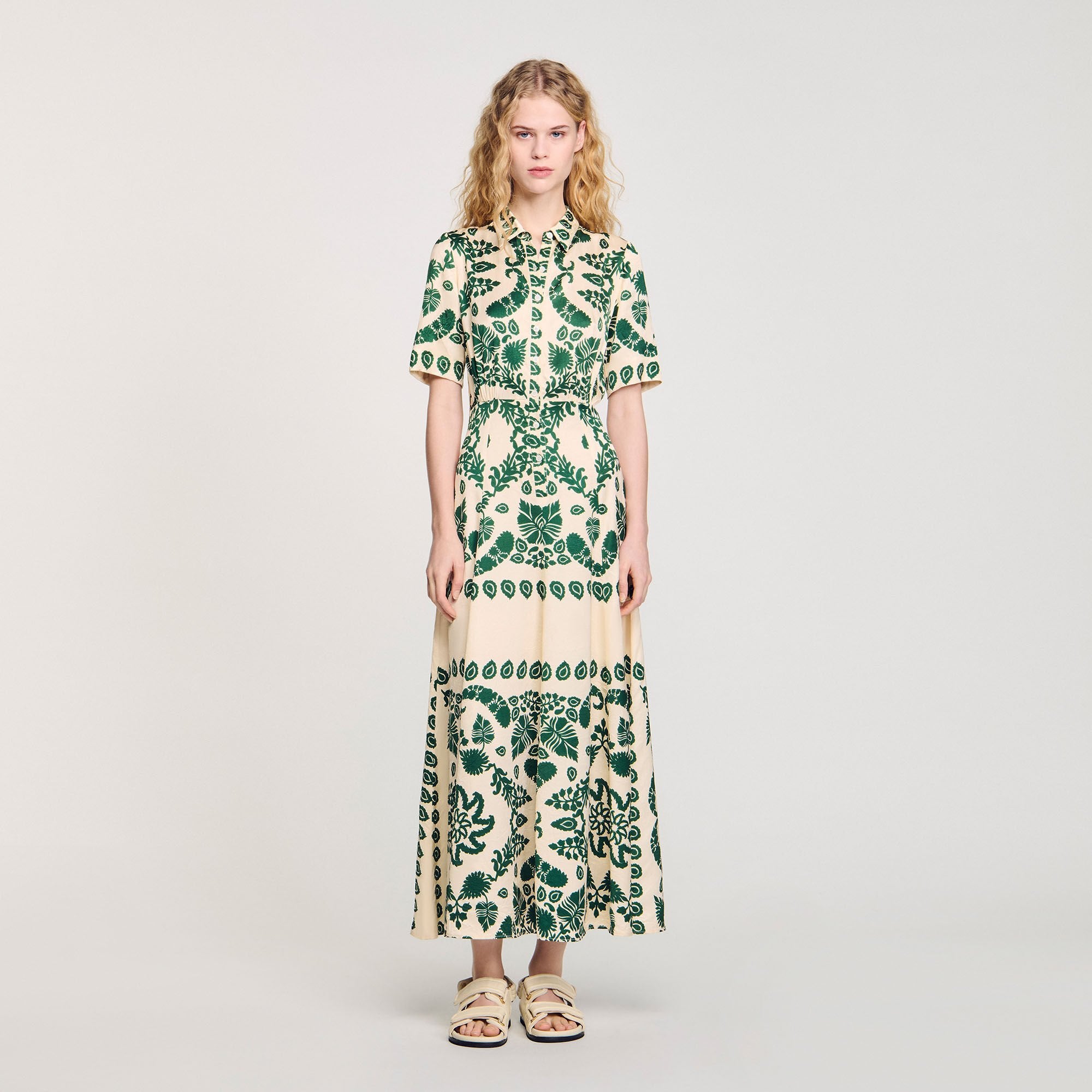 Sandro Women Floral print maxi dress