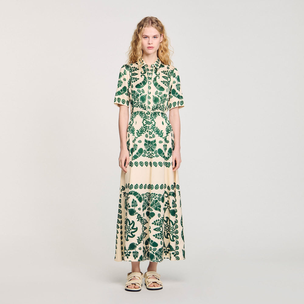 Sandro Women Floral print maxi dress