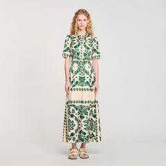Sandro Women Floral print maxi dress