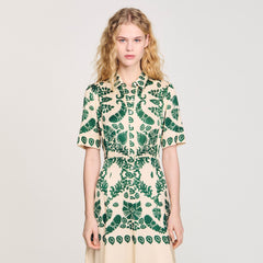 Sandro Women Floral print maxi dress