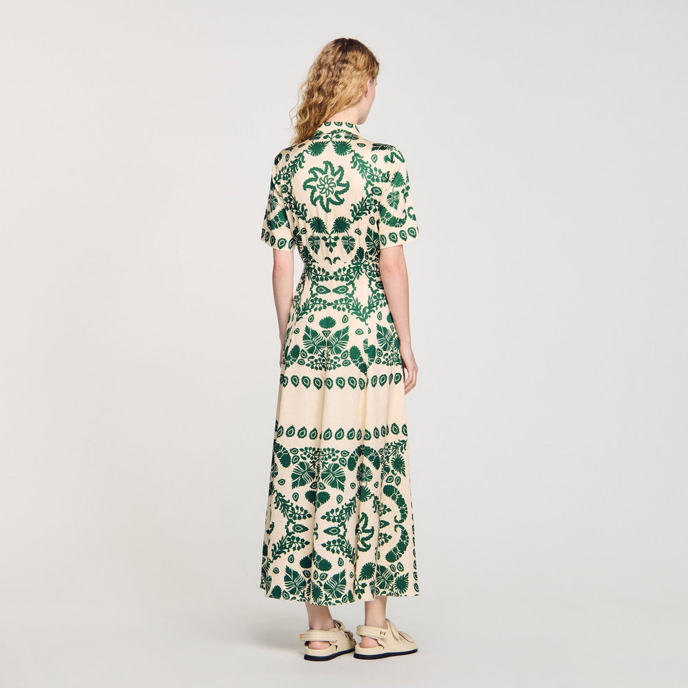 Sandro Women Floral print maxi dress