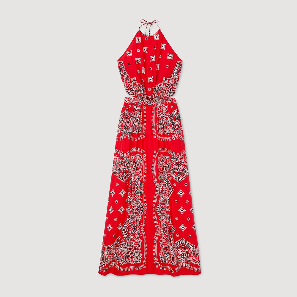 Sandro Women Bandana-print maxi dress