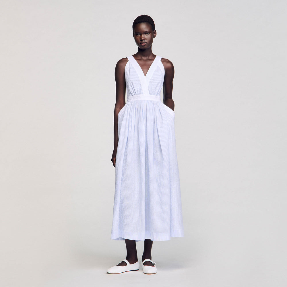 Sandro Women Maxi striped dress