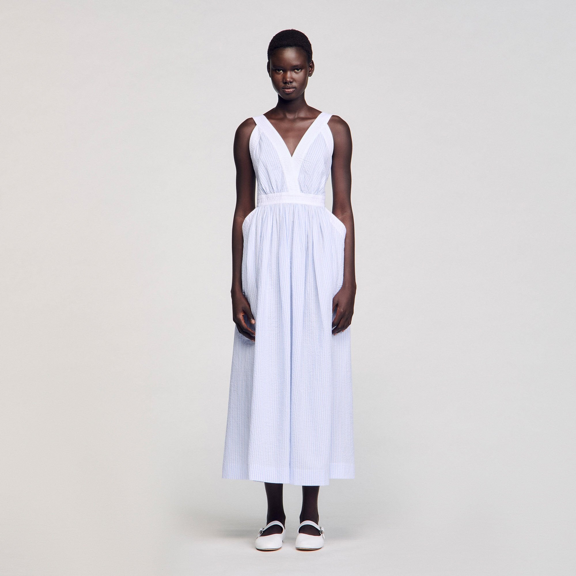 Sandro Women Maxi striped dress