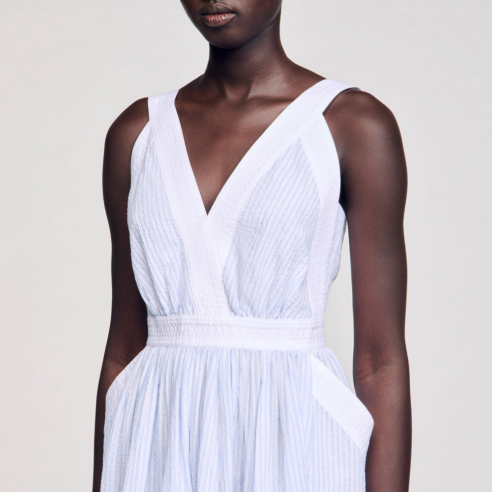 Sandro Women Maxi striped dress