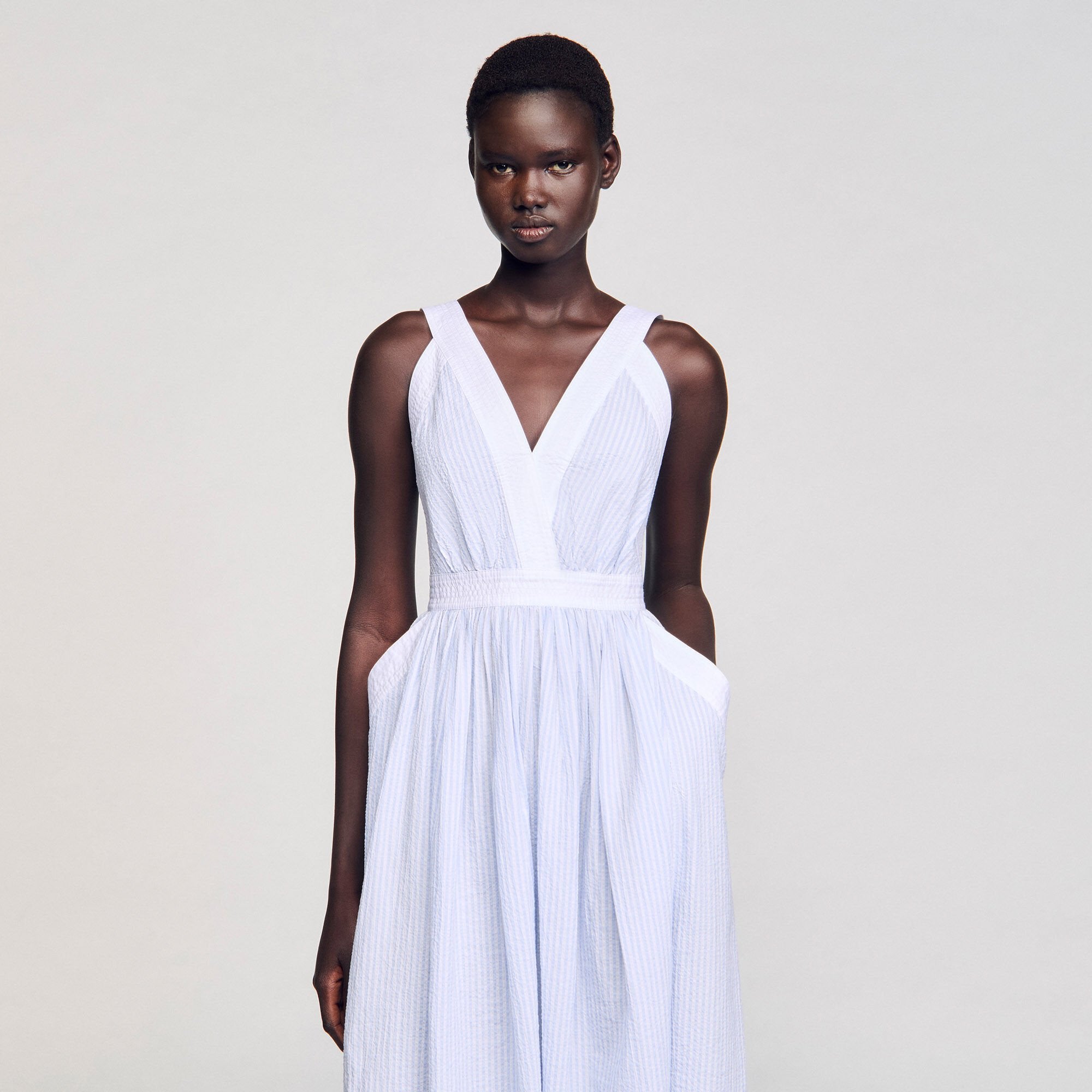Sandro Women Maxi striped dress
