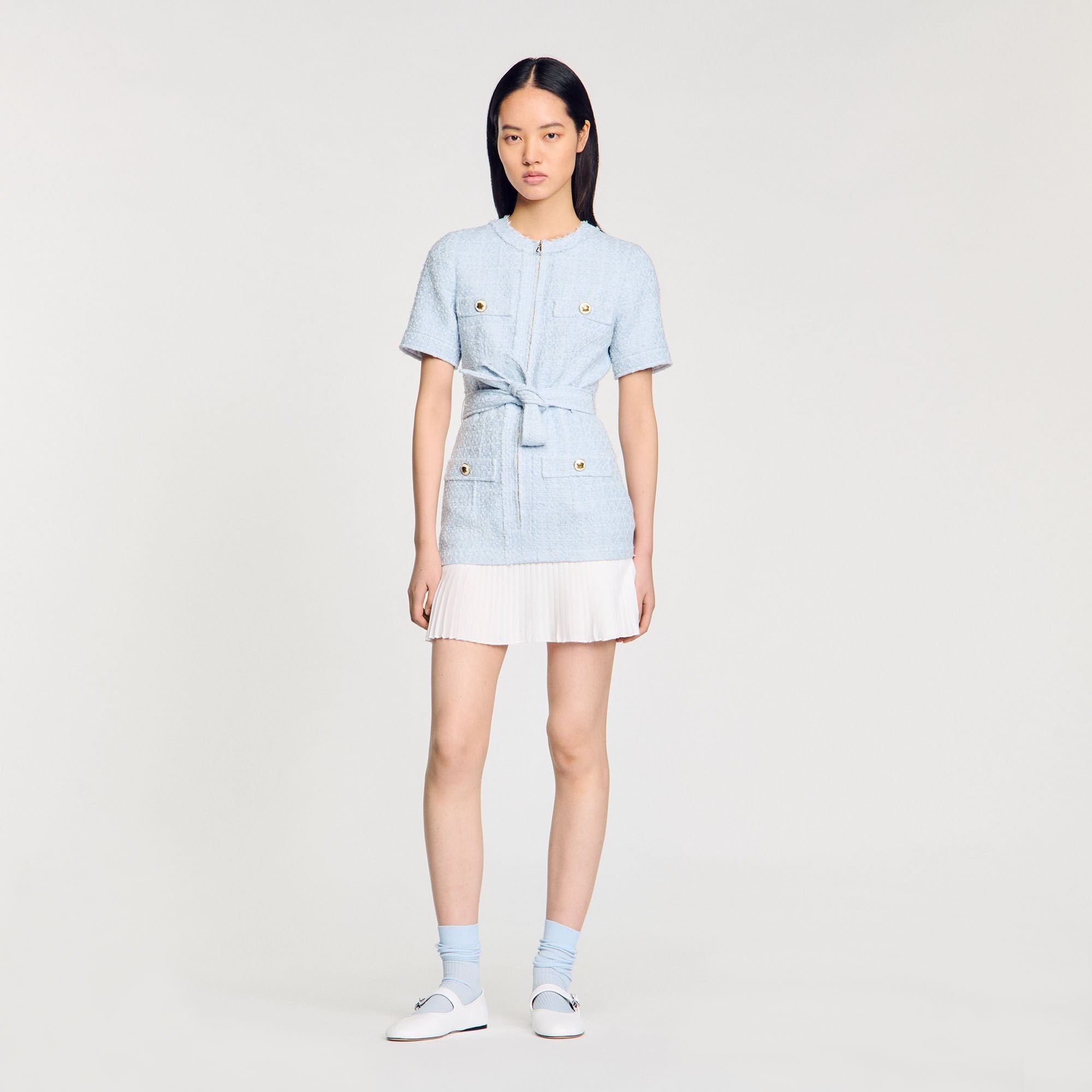 Sandro Women Mini tweed dress
