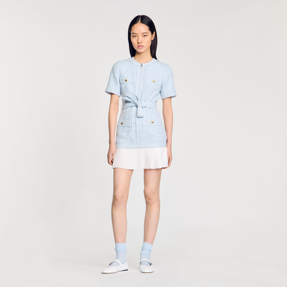 Sandro Women Mini tweed dress