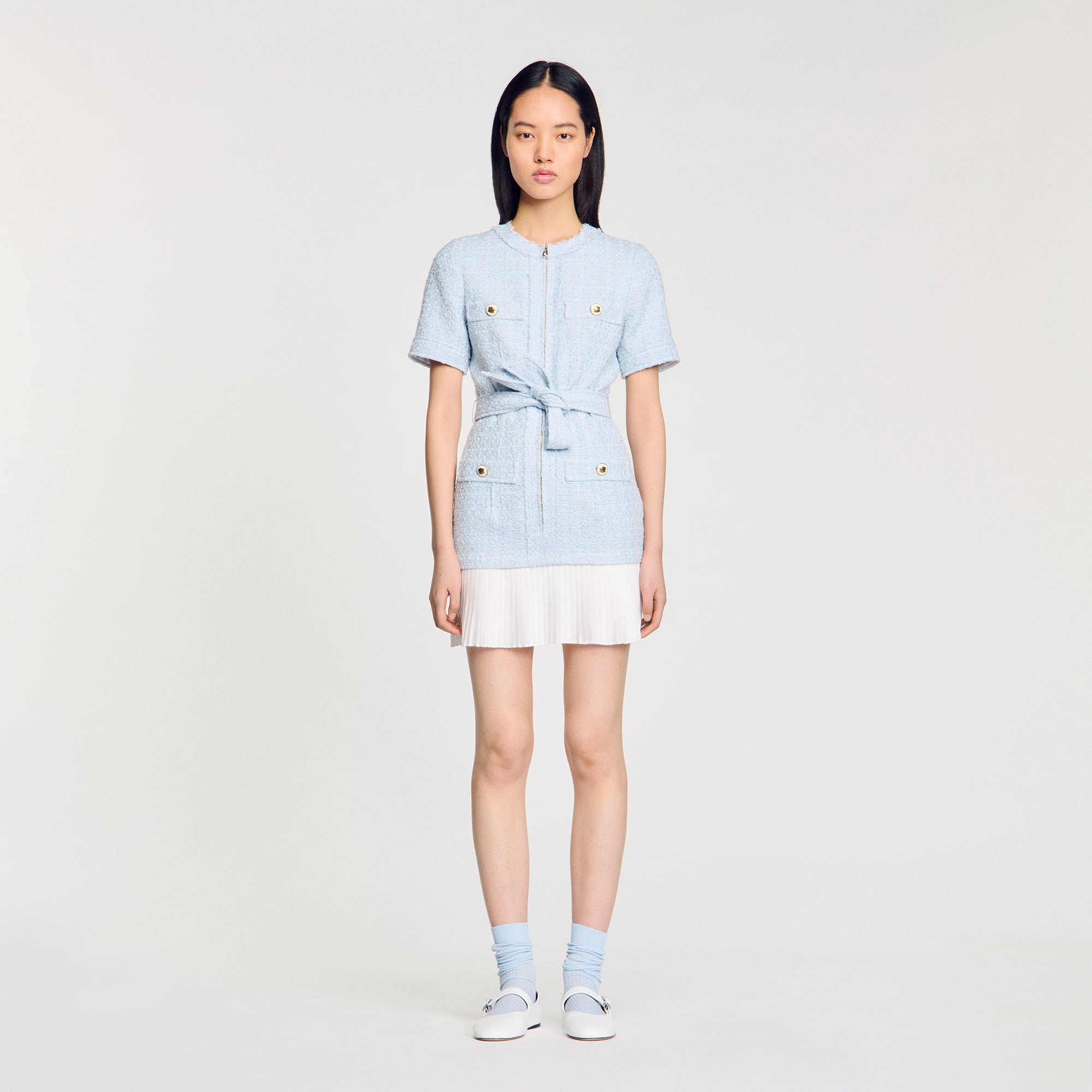 Sandro Women Mini tweed dress