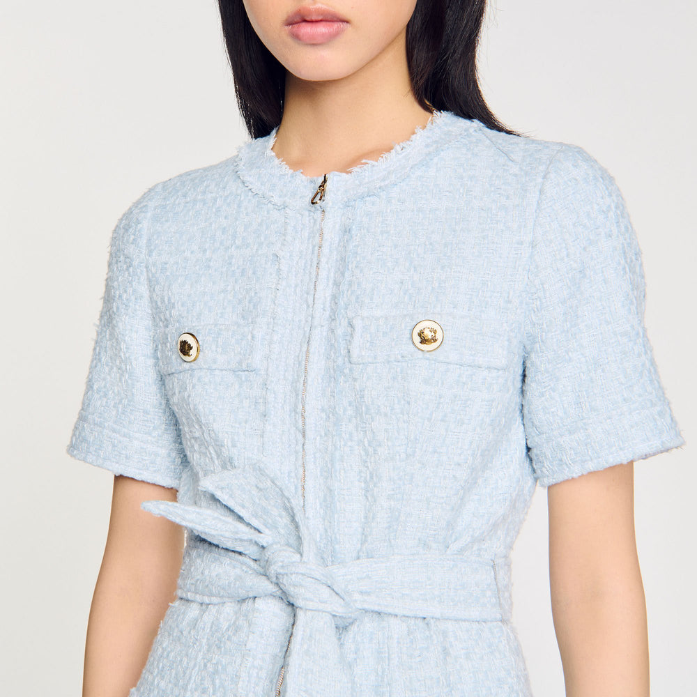 Sandro Women Mini tweed dress
