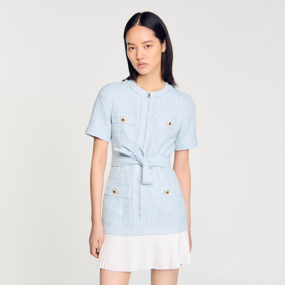 Sandro Women Mini tweed dress