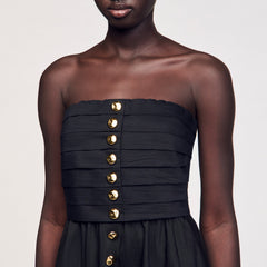 Sandro Women Maxi bustier dress