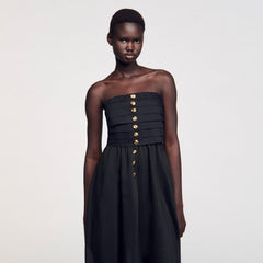 Sandro Women Maxi bustier dress
