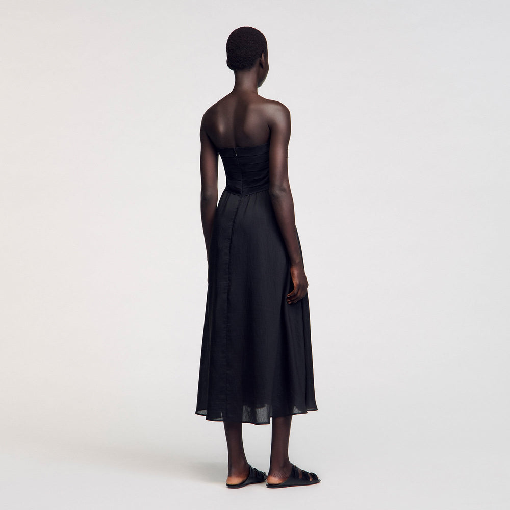 Sandro Women Maxi bustier dress