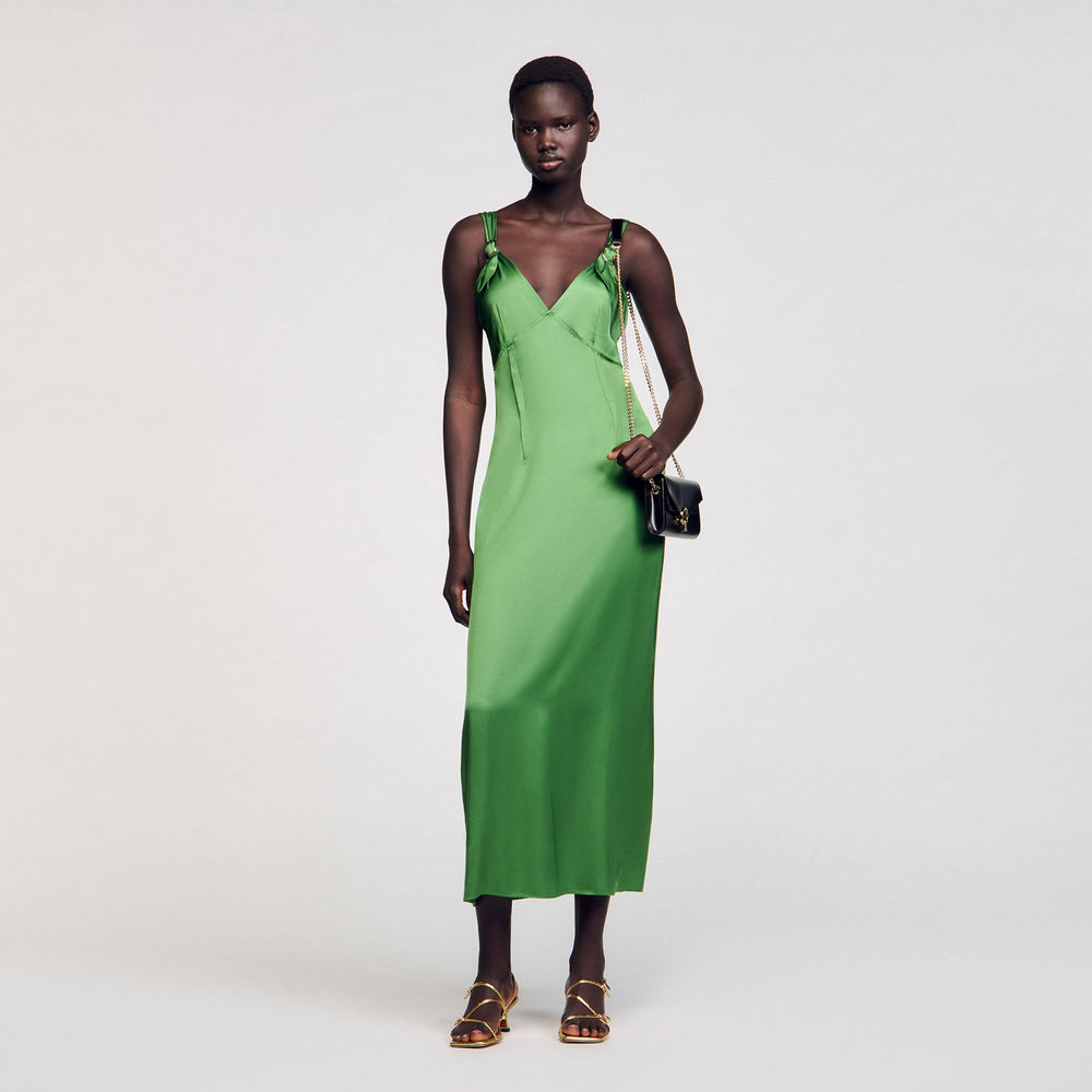 Sandro Women Fluid satin-effect dress
