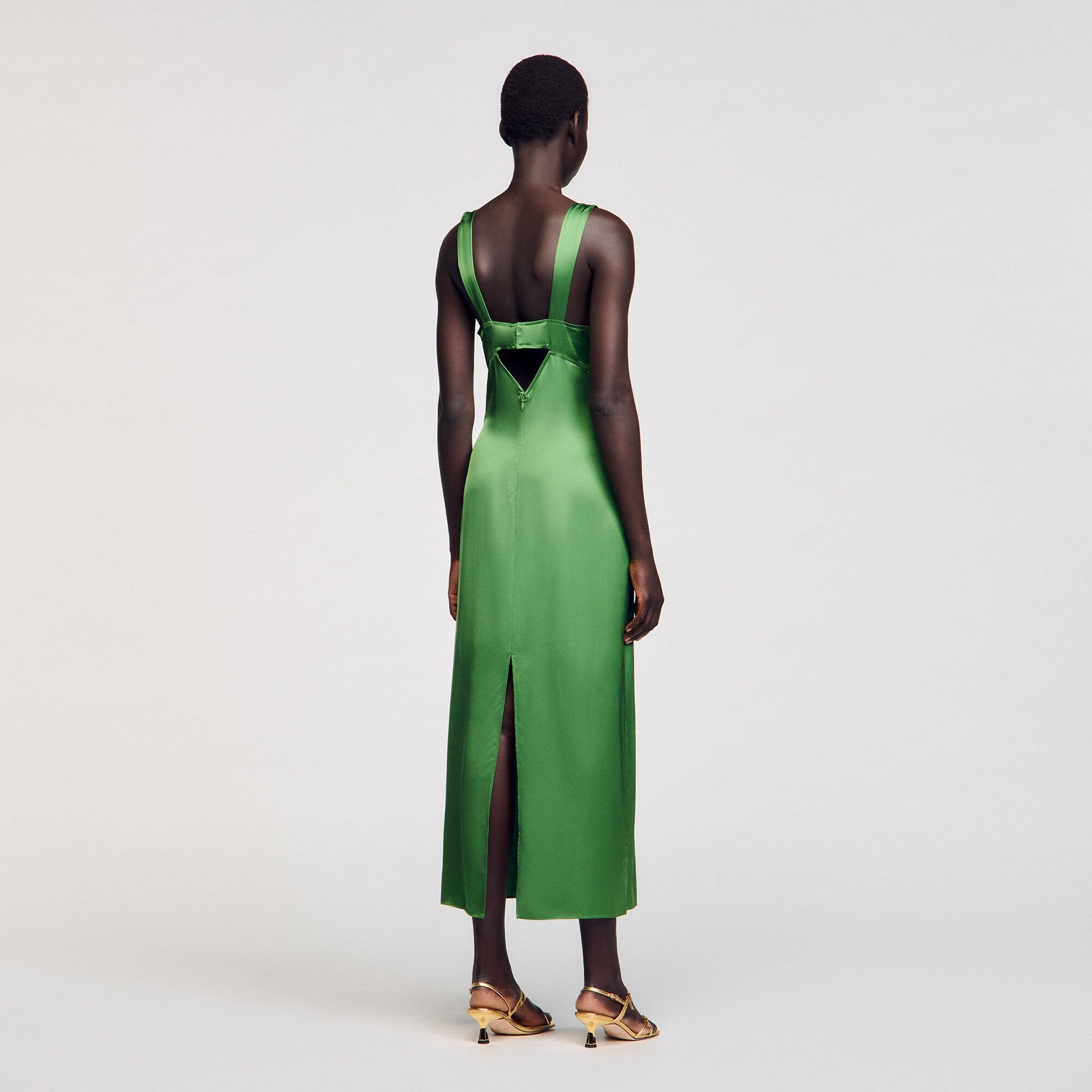 Sandro Women Fluid satin-effect dress