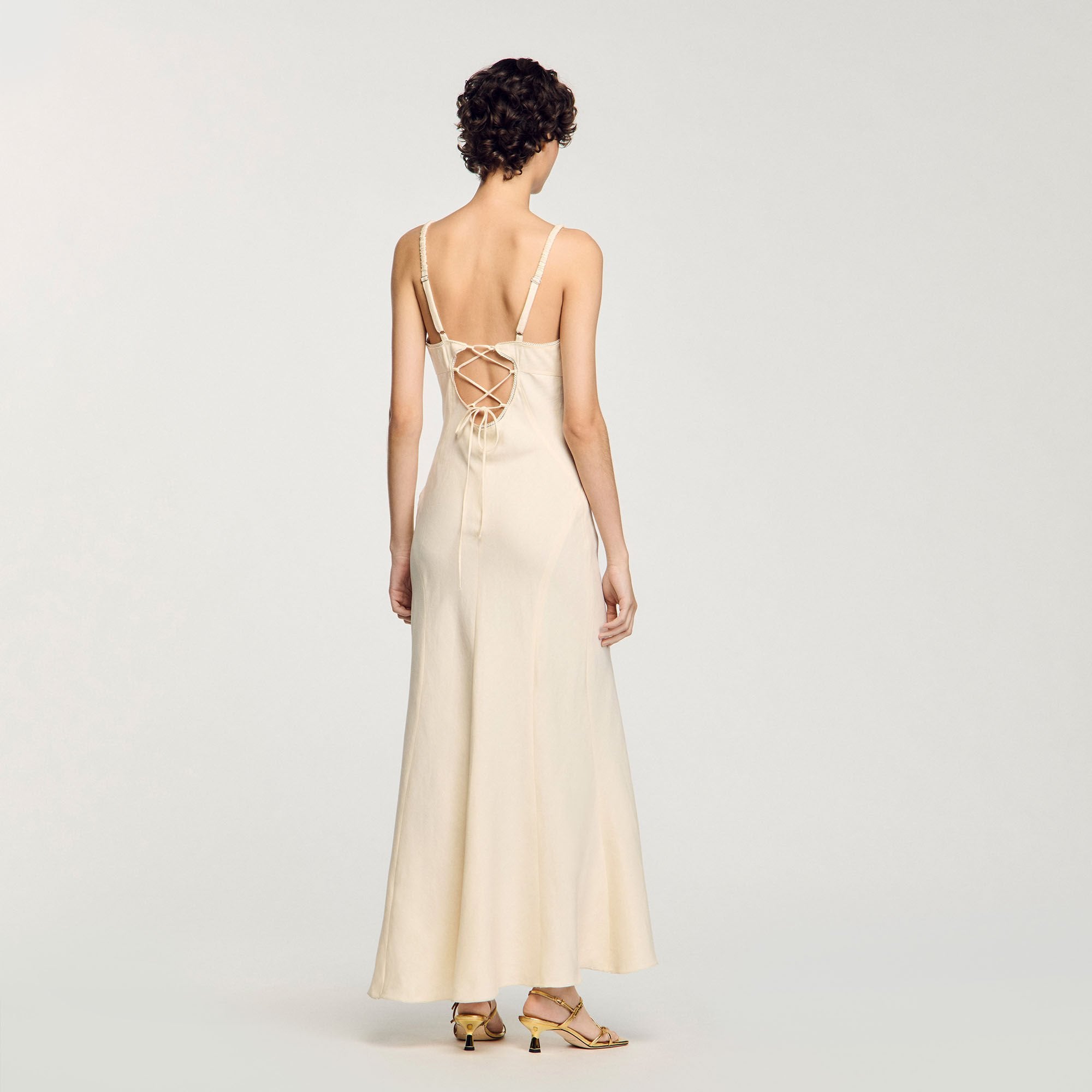 Sandro Women Maxi dress with straps