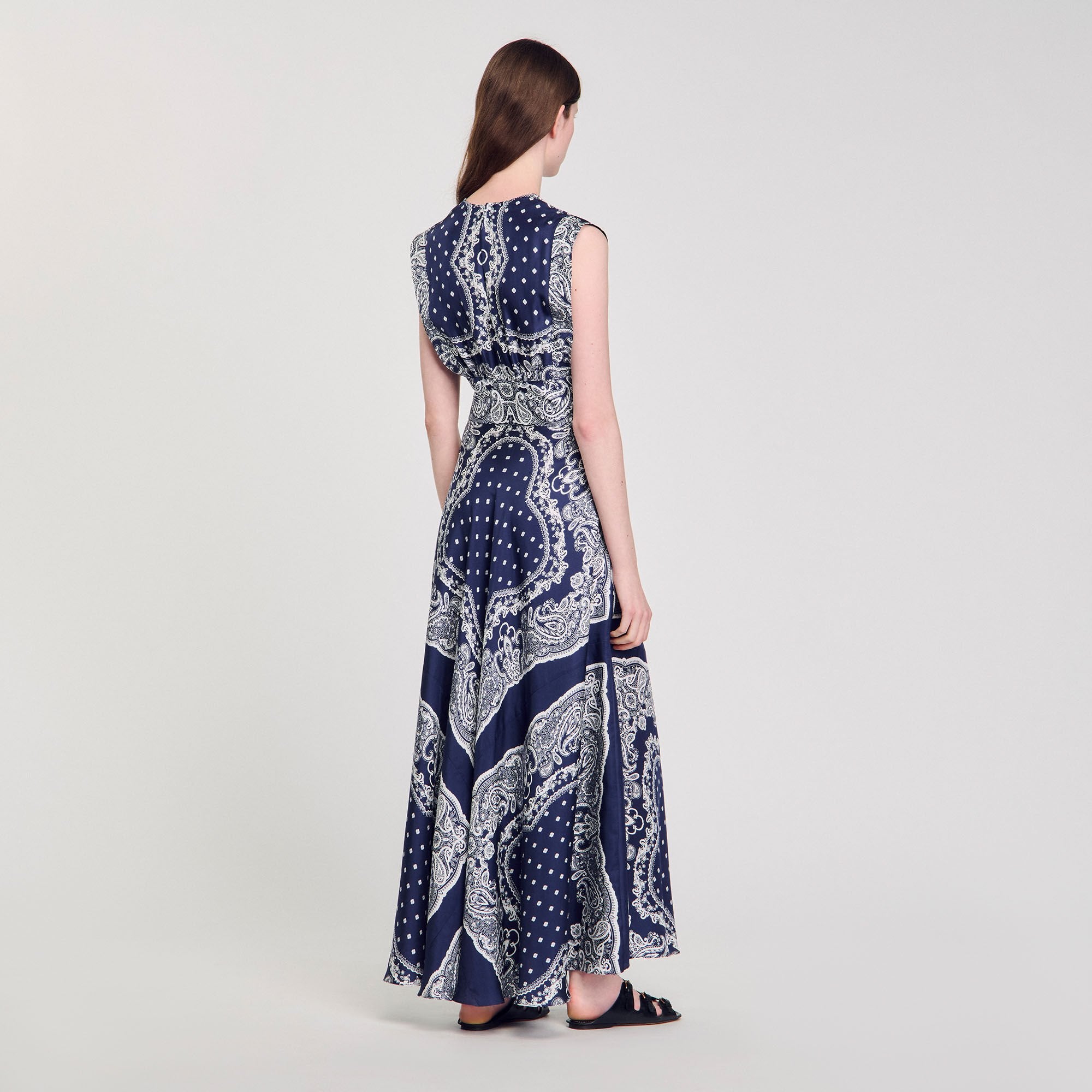 Sandro Women Bandana-print maxi dress
