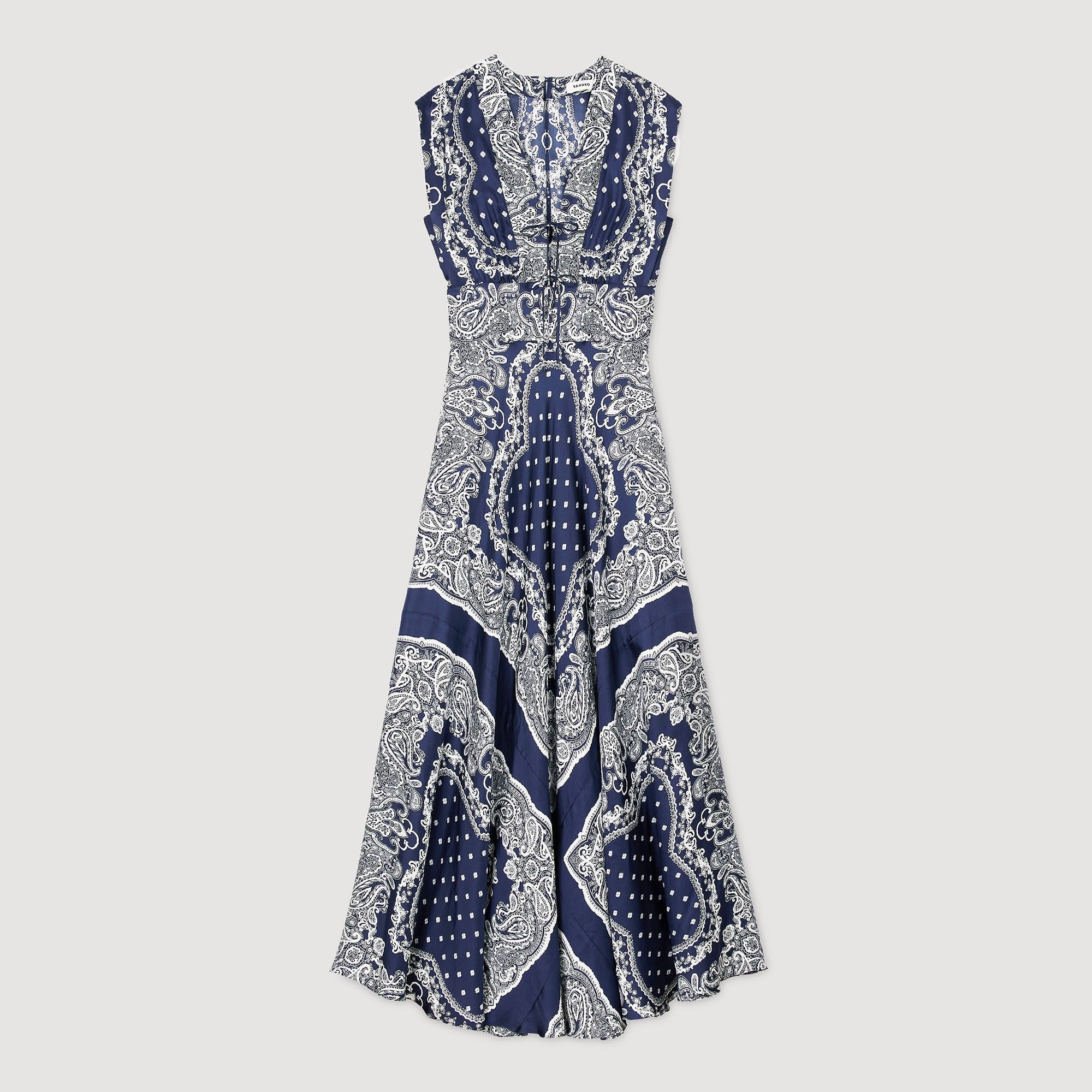 Sandro Women Bandana-print maxi dress