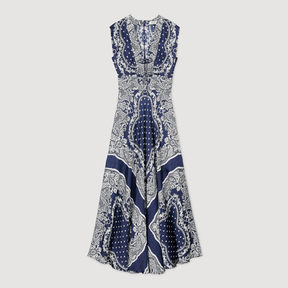 Sandro Women Bandana-print maxi dress