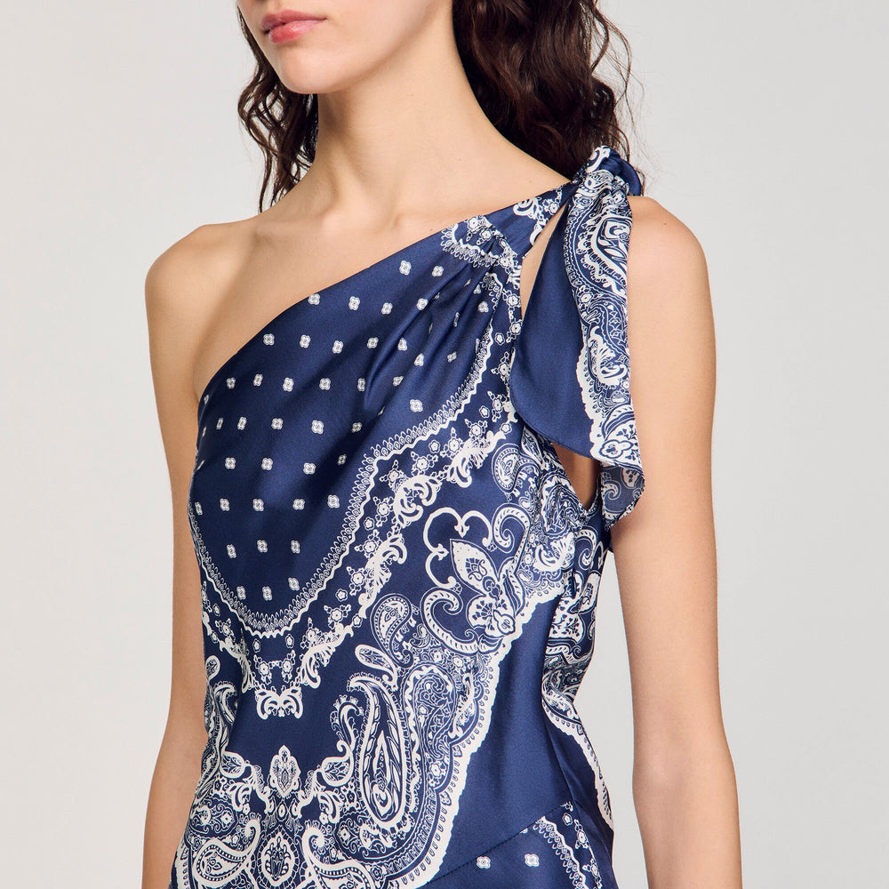 Sandro Women Bandana-print maxi dress