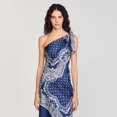 Sandro Women Bandana-print maxi dress