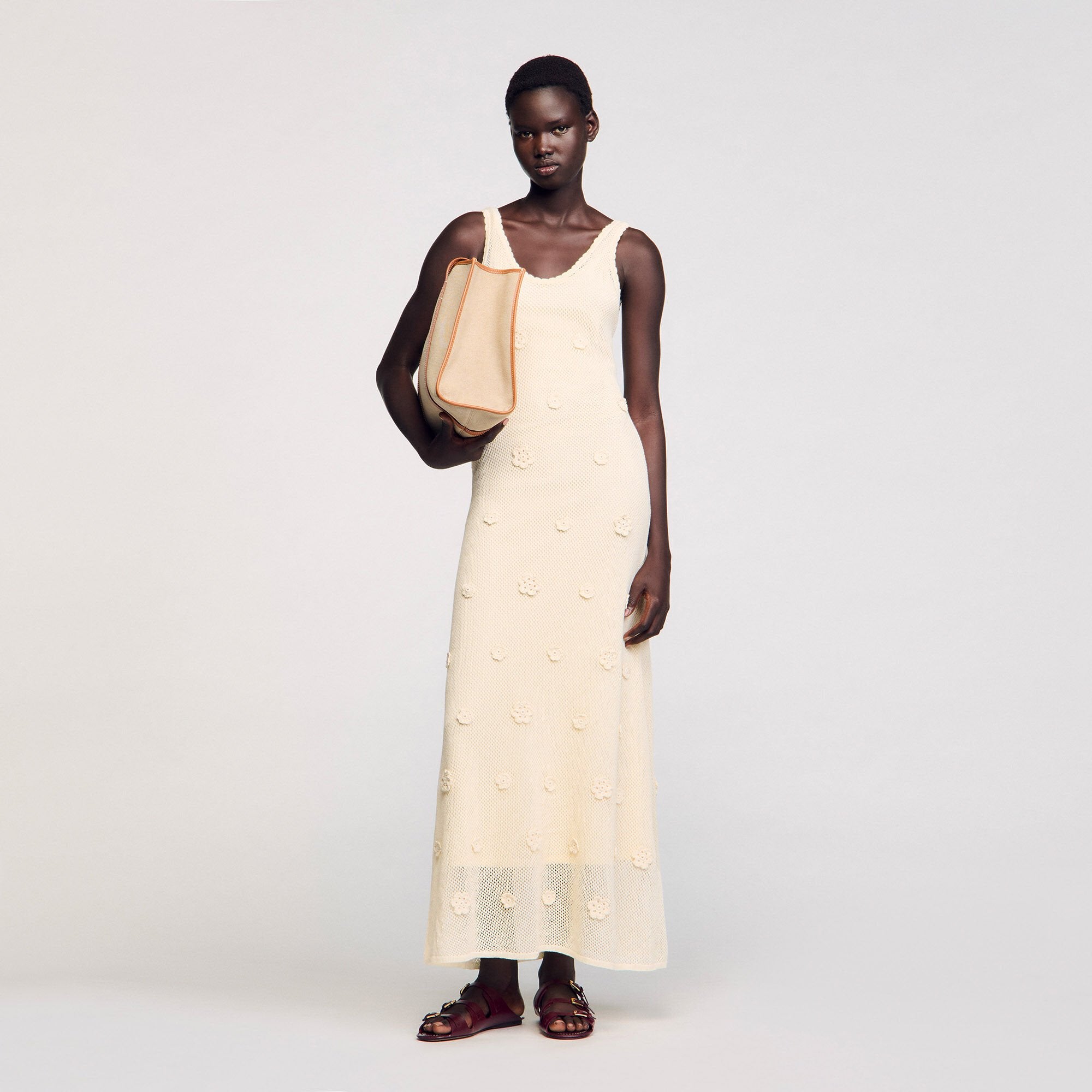 Sandro Women Knit maxi dress