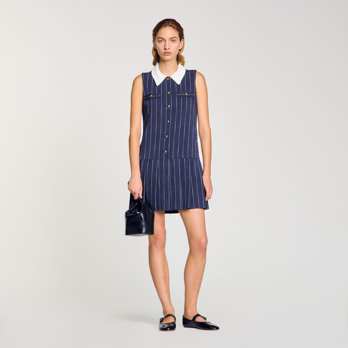 Sandro Women Mini striped dress