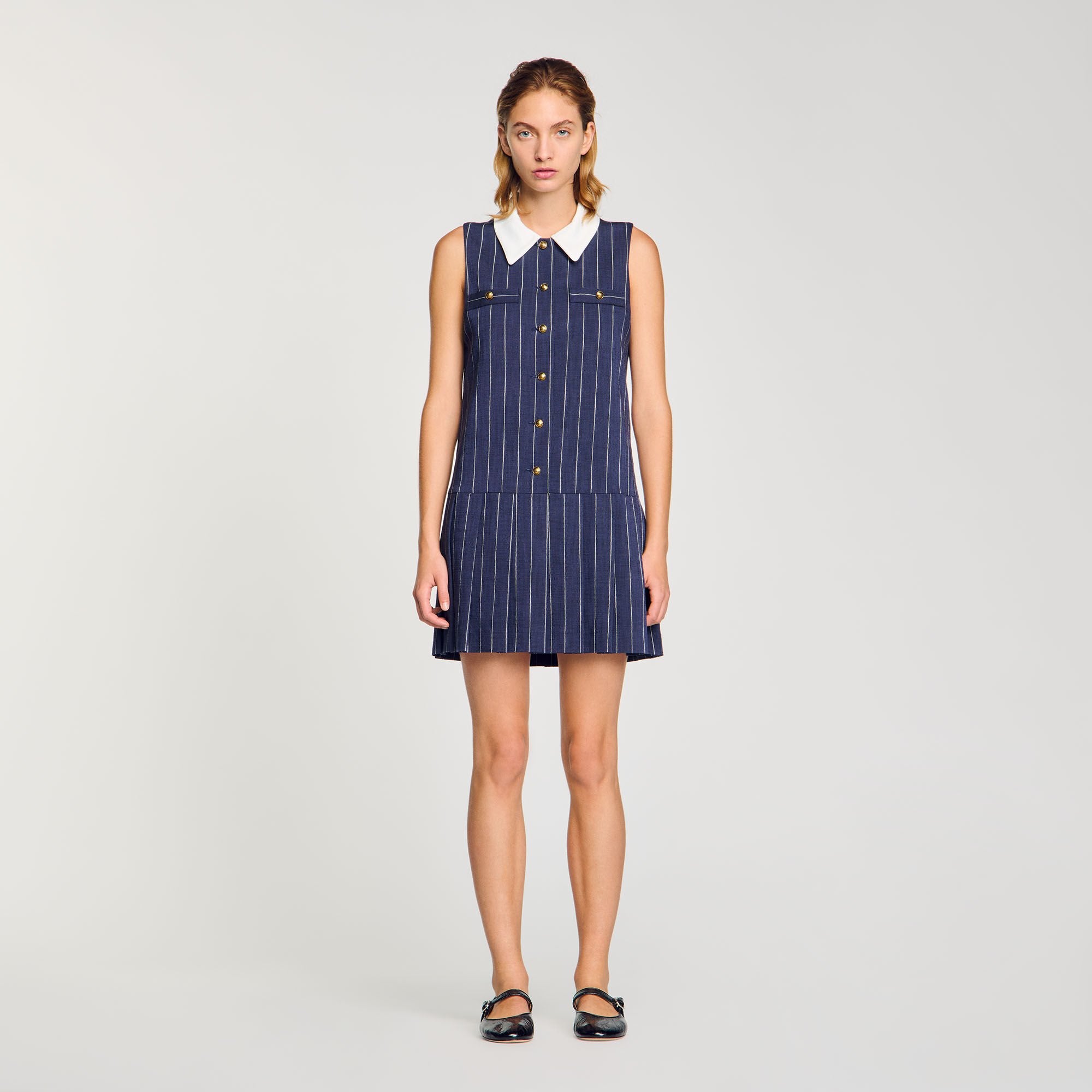 Sandro Women Mini striped dress