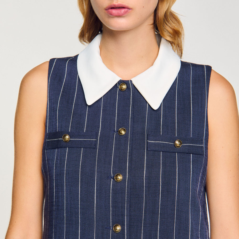 Sandro Women Mini striped dress