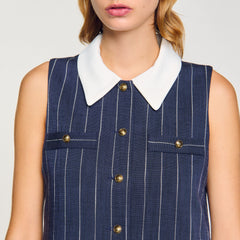 Sandro Women Mini striped dress
