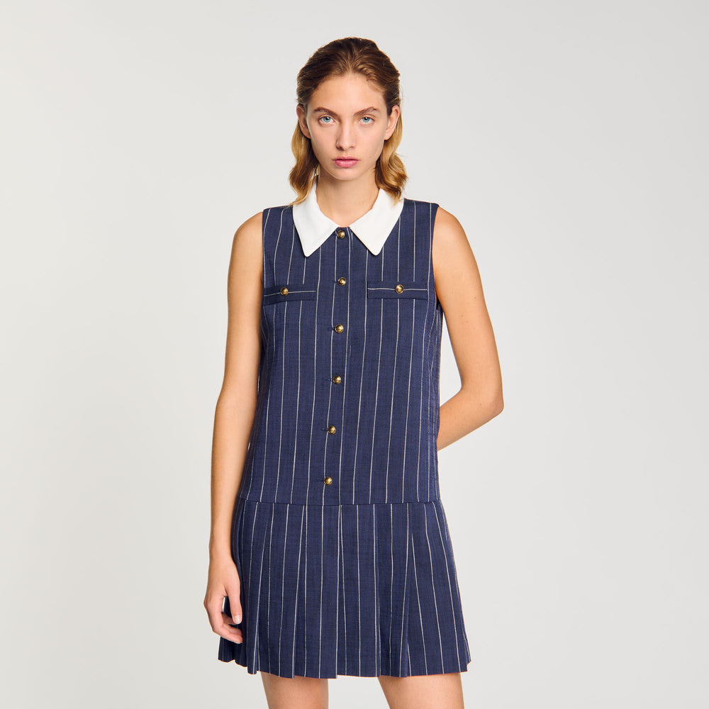 Sandro Women Mini striped dress