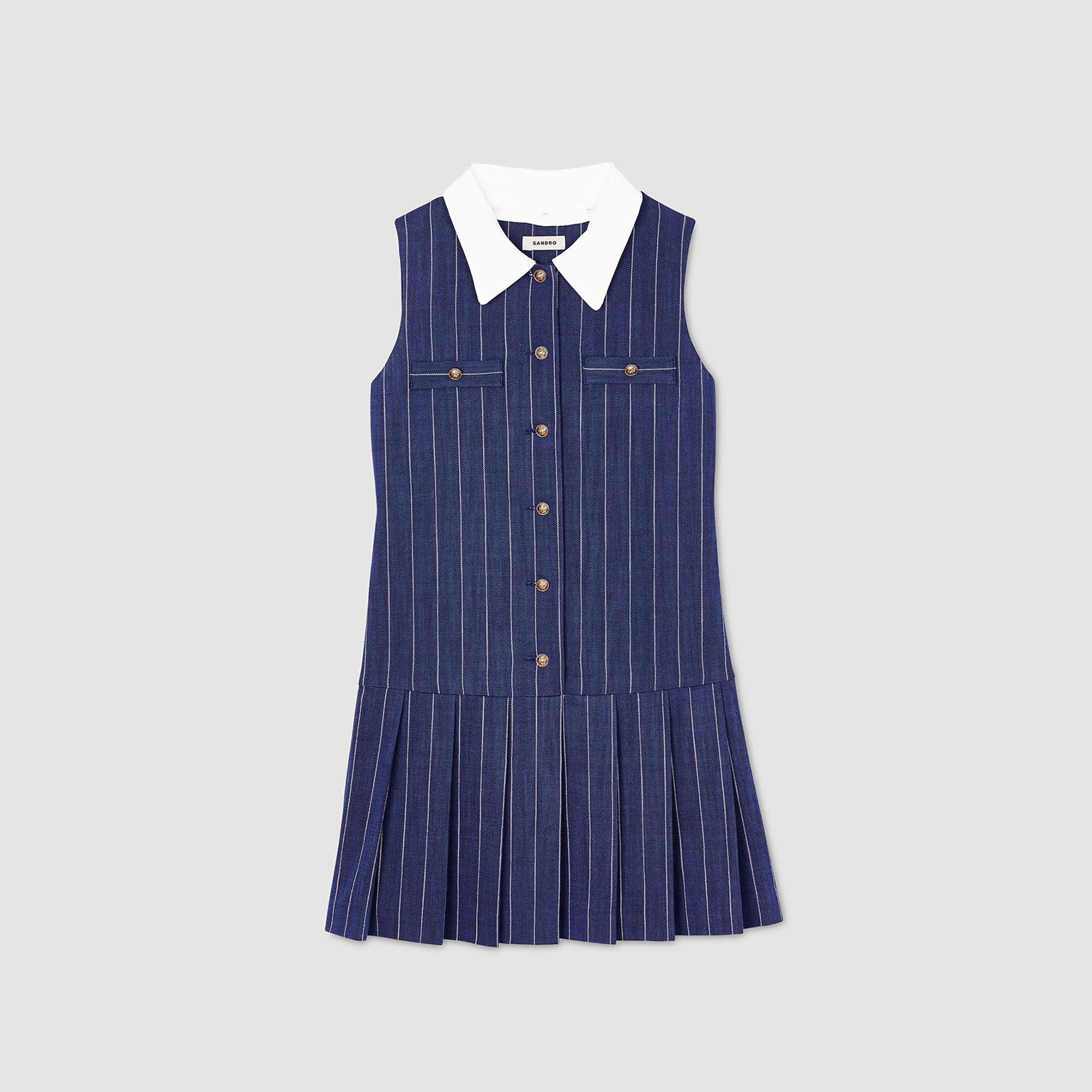 Sandro Women Mini striped dress