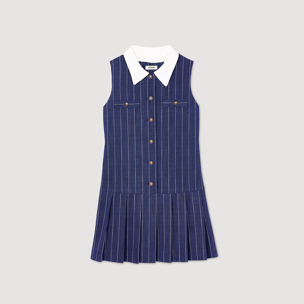 Sandro Women Mini striped dress