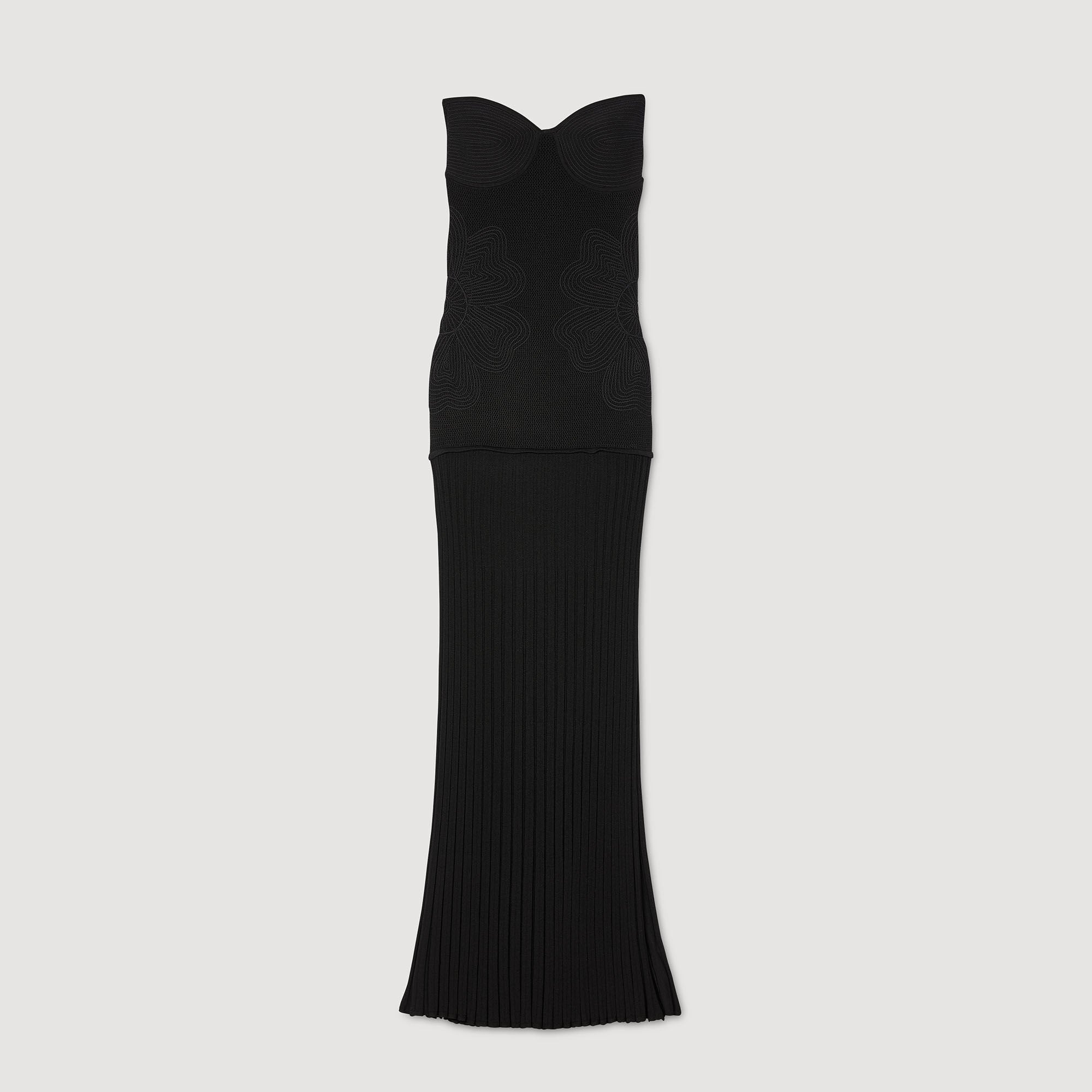 Sandro Women Bustier knit dress