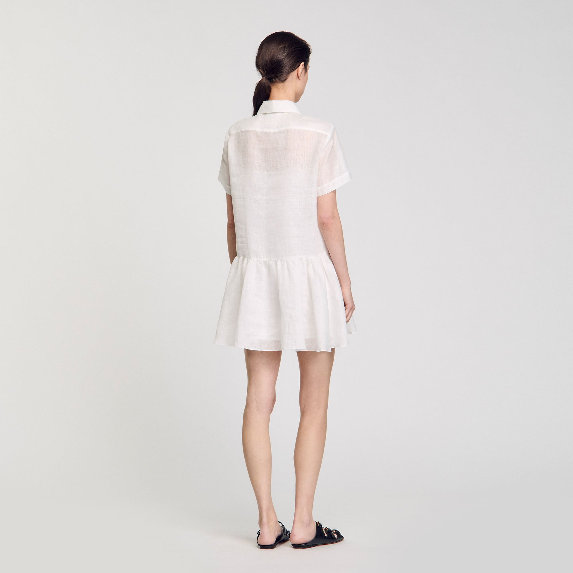Sandro Women Mini dress with lace details