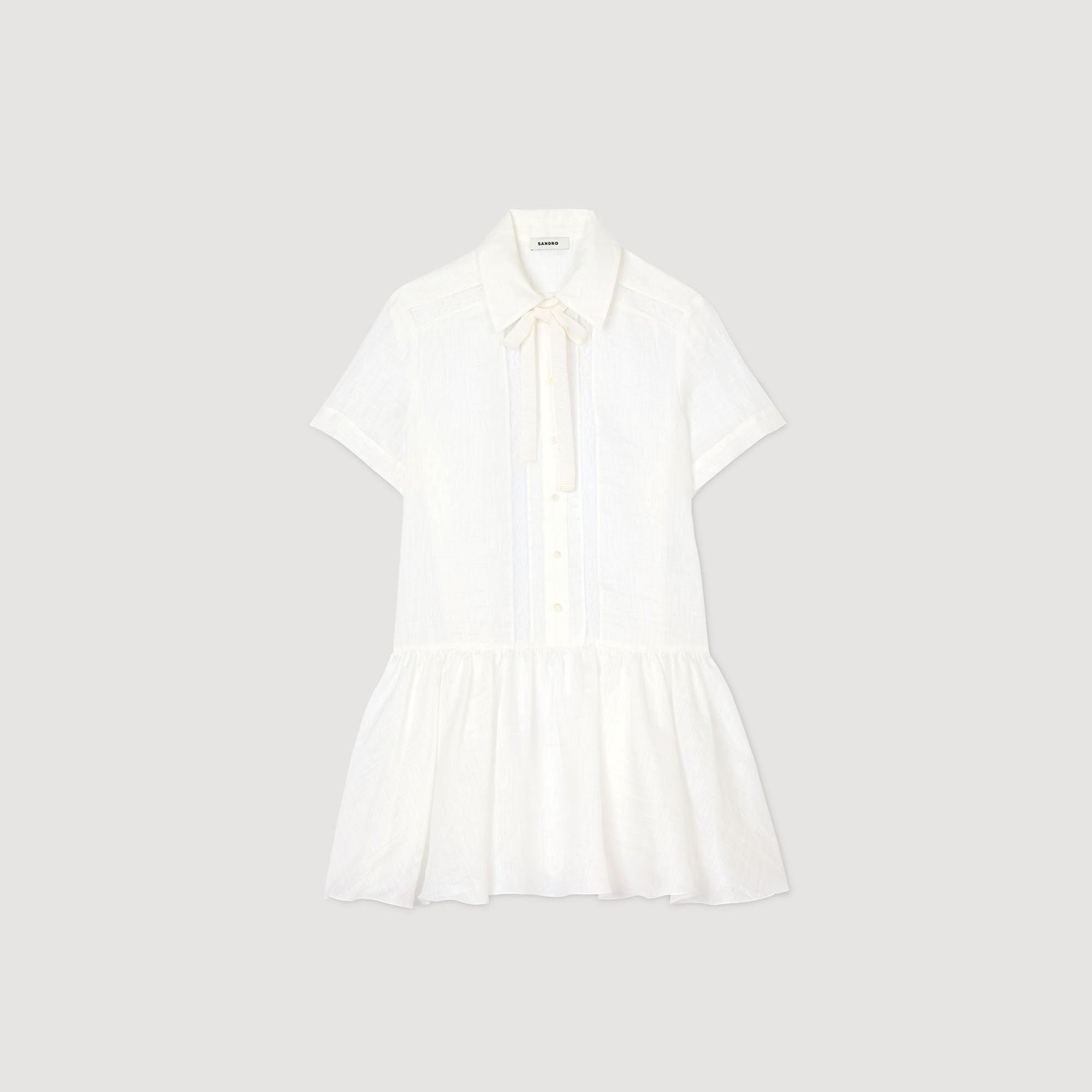 Sandro Women Mini dress with lace details
