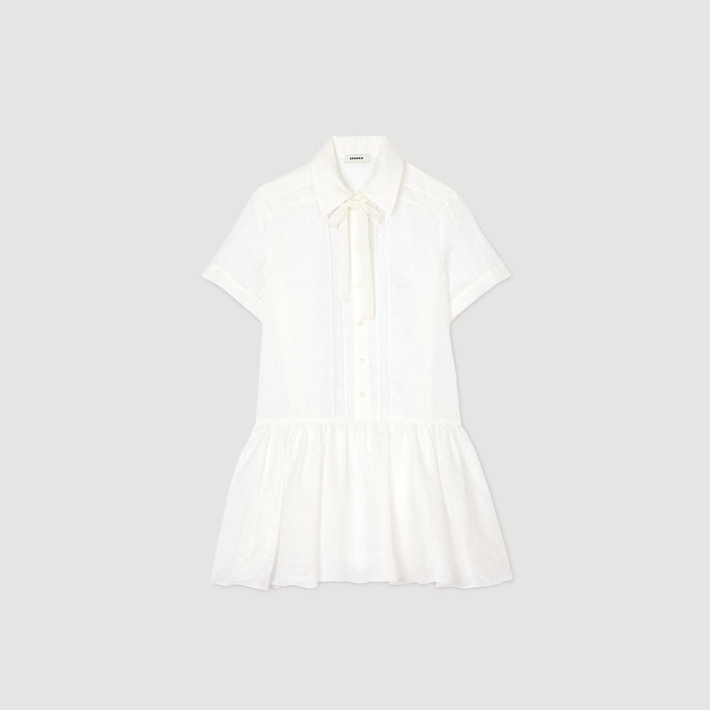 Sandro Women Mini dress with lace details