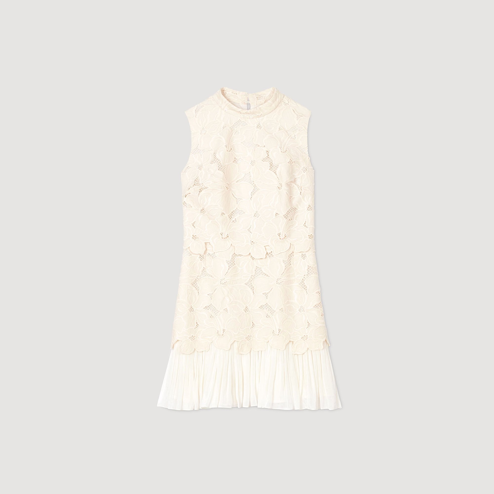 Sandro Women Mini guipure dress