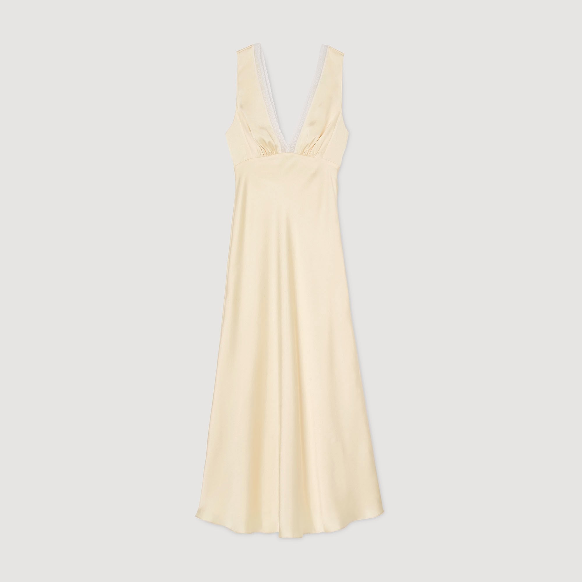 Sandro Women Satin-effect maxi dress