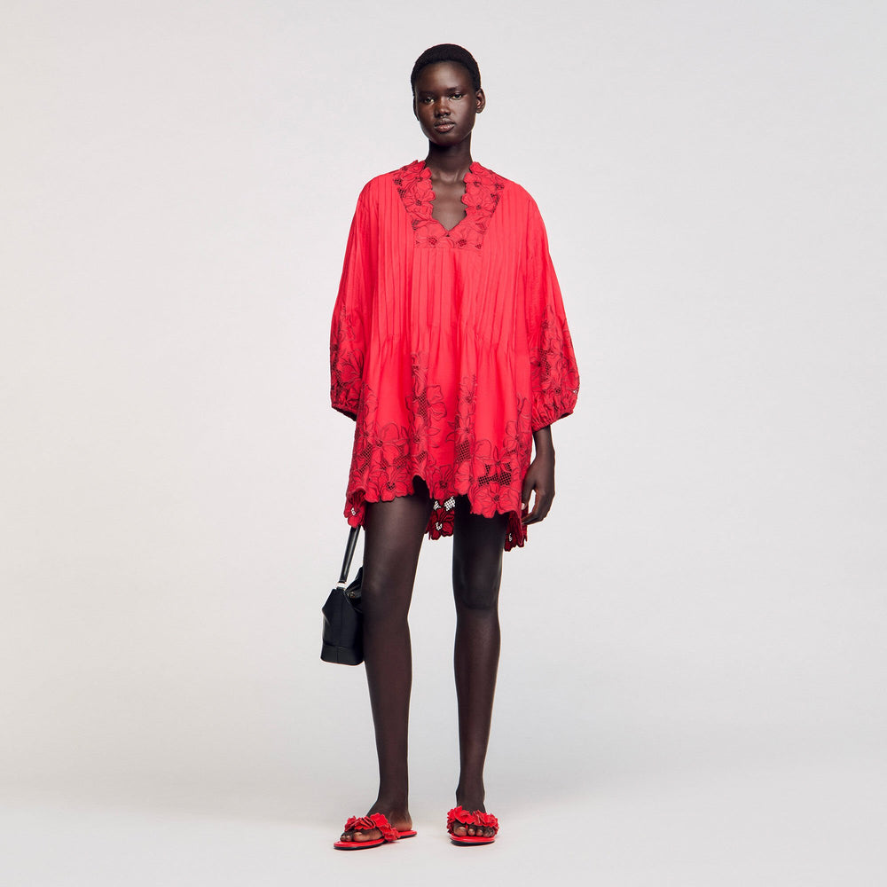 Sandro Women Mini dress with floral details