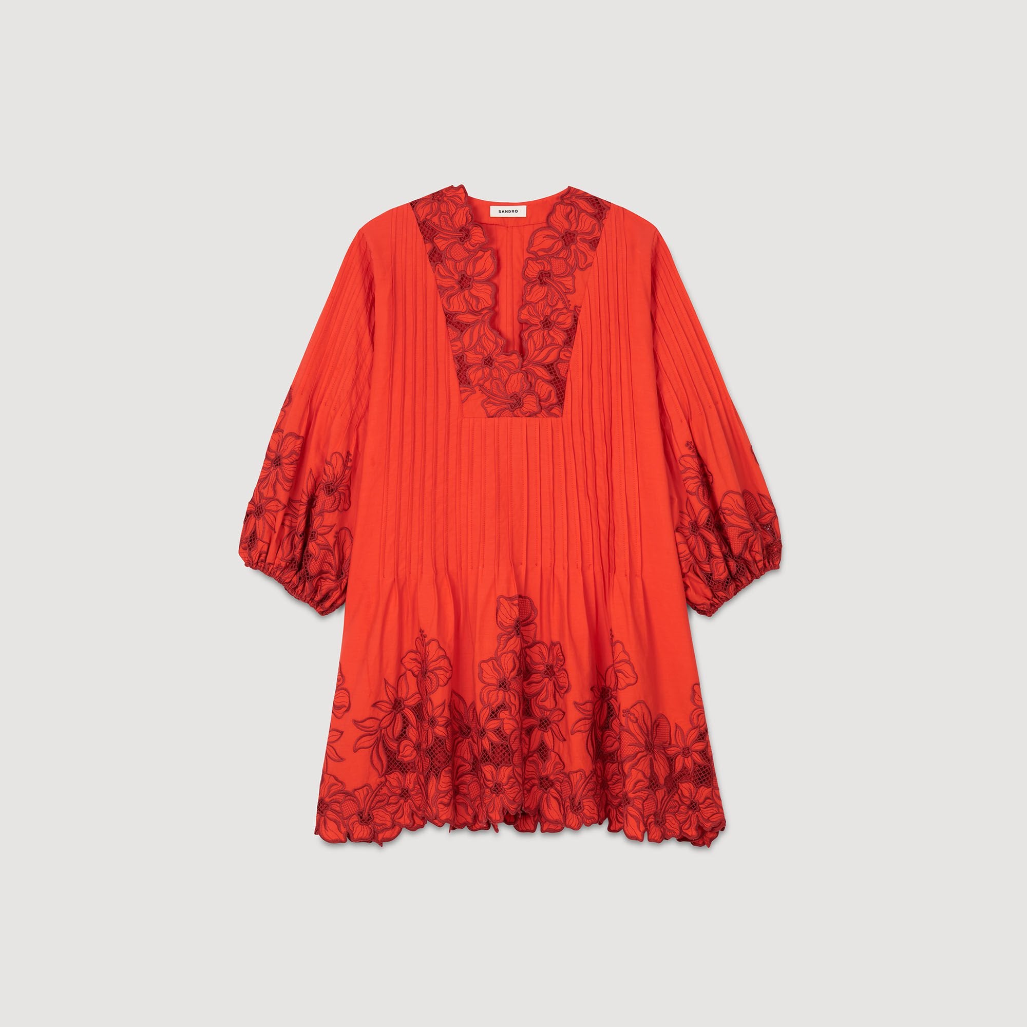 Sandro Women Mini dress with floral details