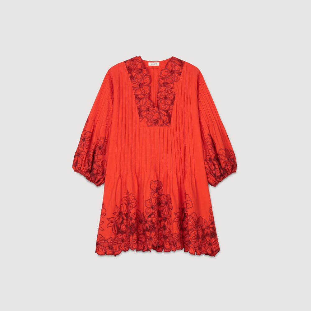 Sandro Women Mini dress with floral details