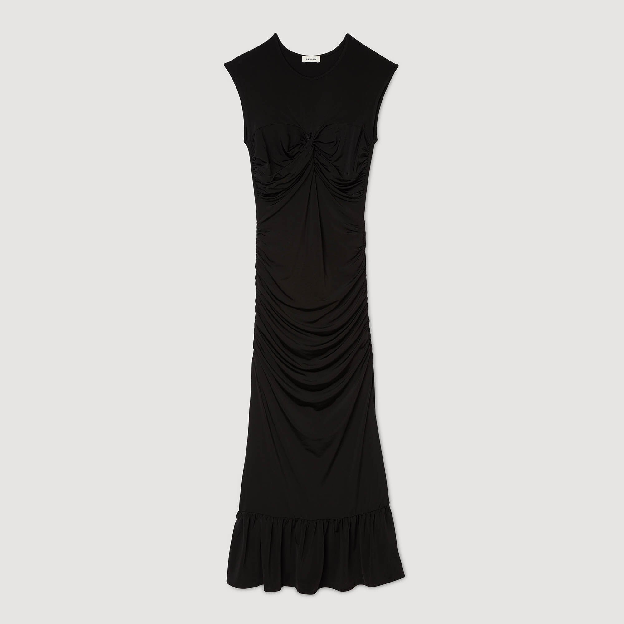 Sandro Women Draped maxi dress