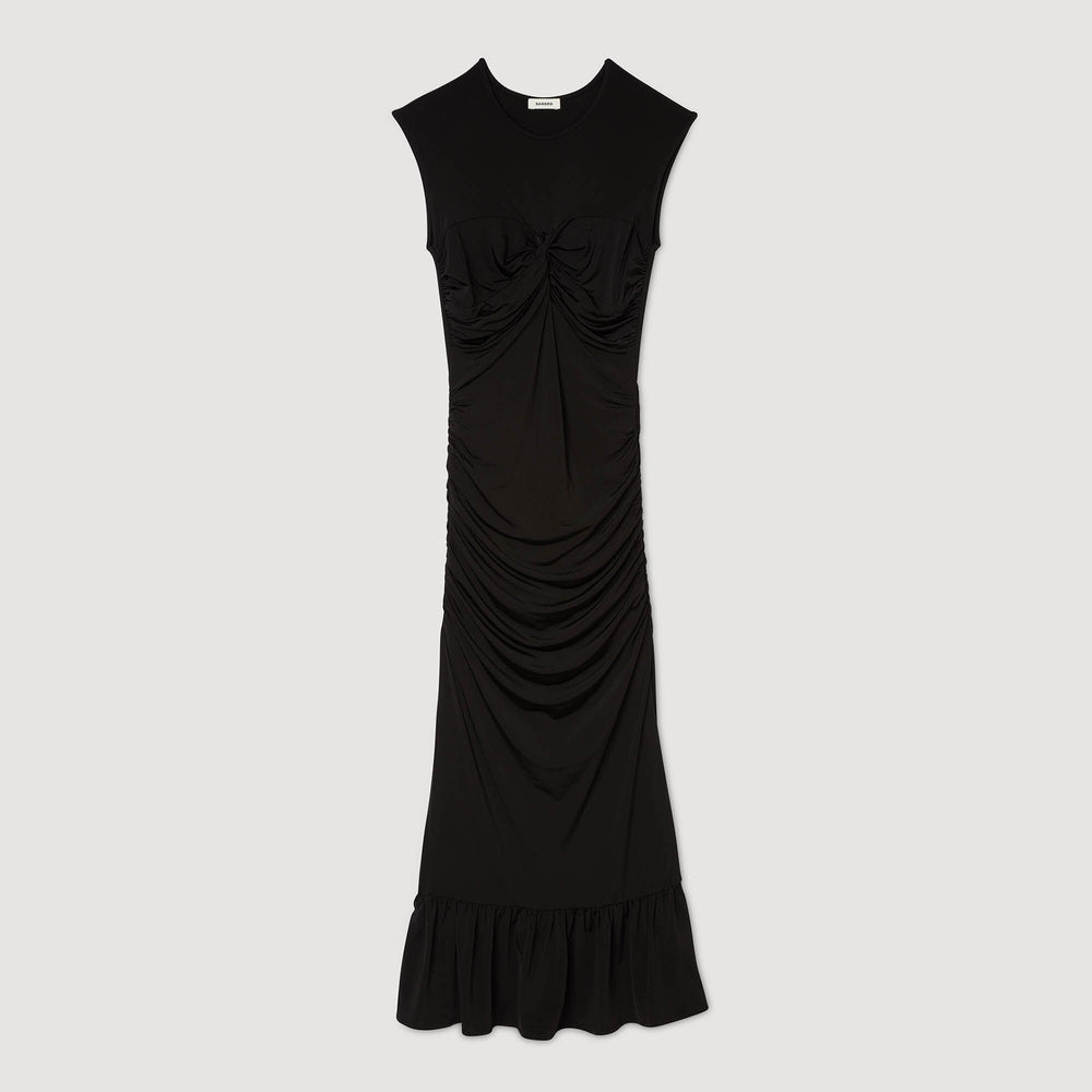 Sandro Women Draped maxi dress