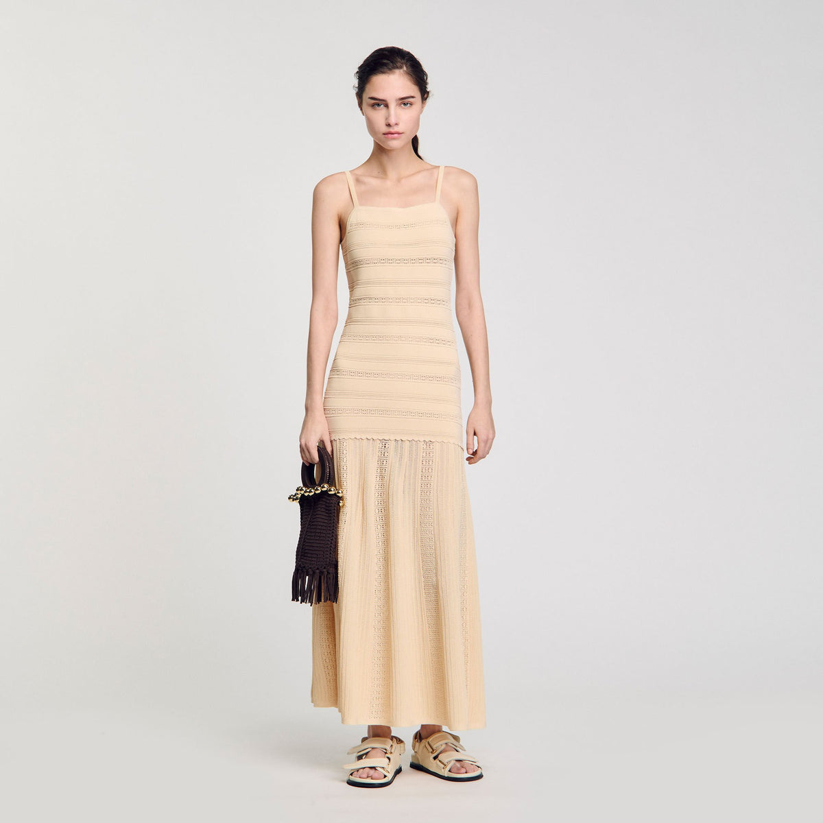 Sandro Women Knit maxi dress