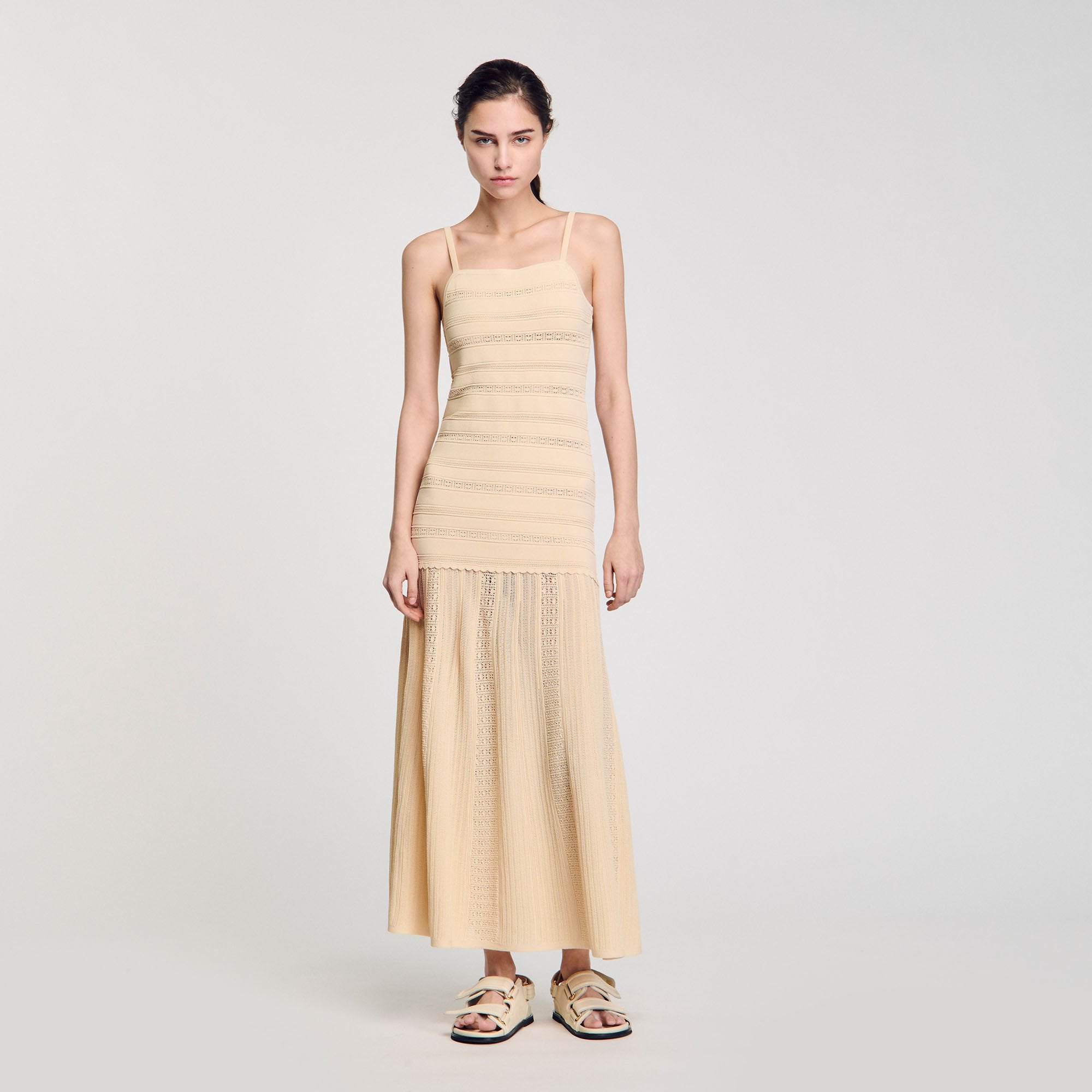 Sandro Women Knit maxi dress